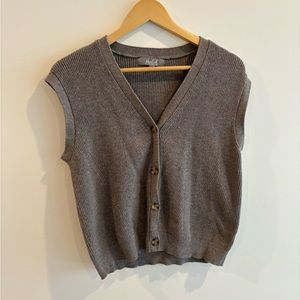 Marled vest